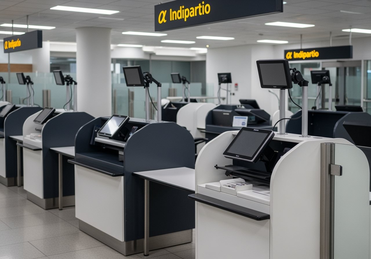Bureau de contrôle d'immigration à l'aéroport