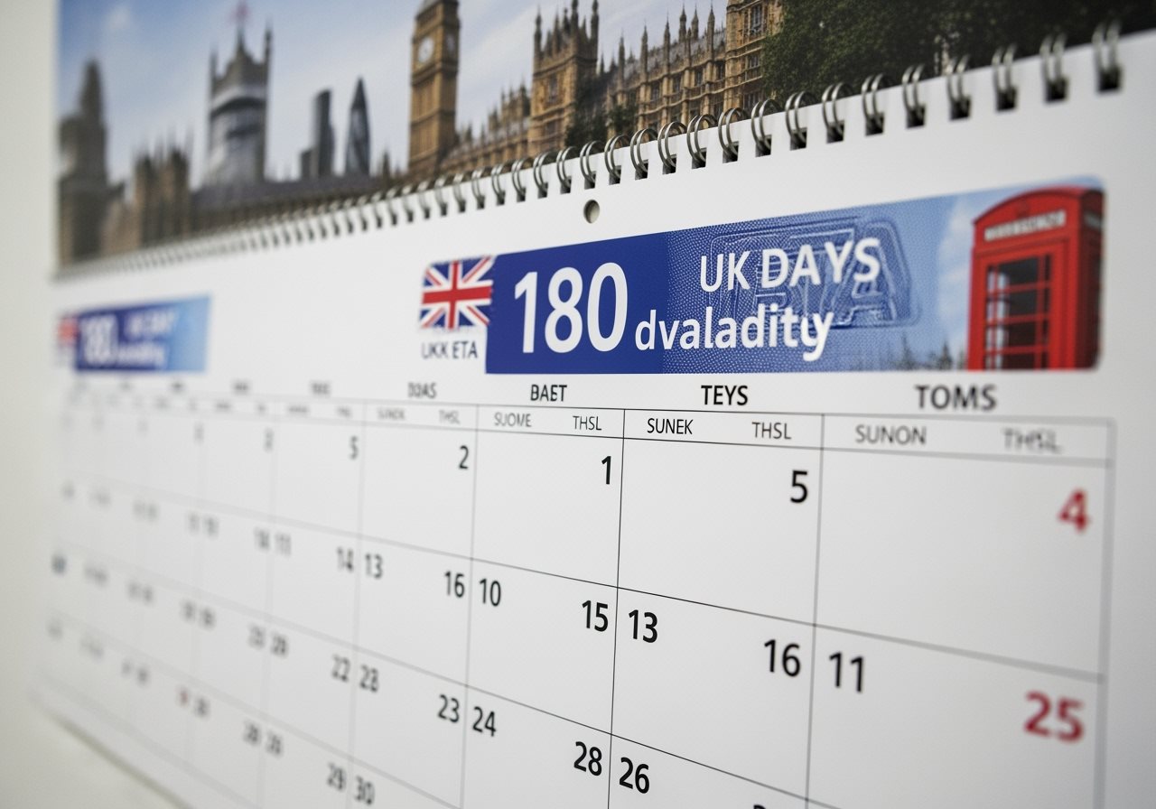 Calendrier validité ETA 180 jours