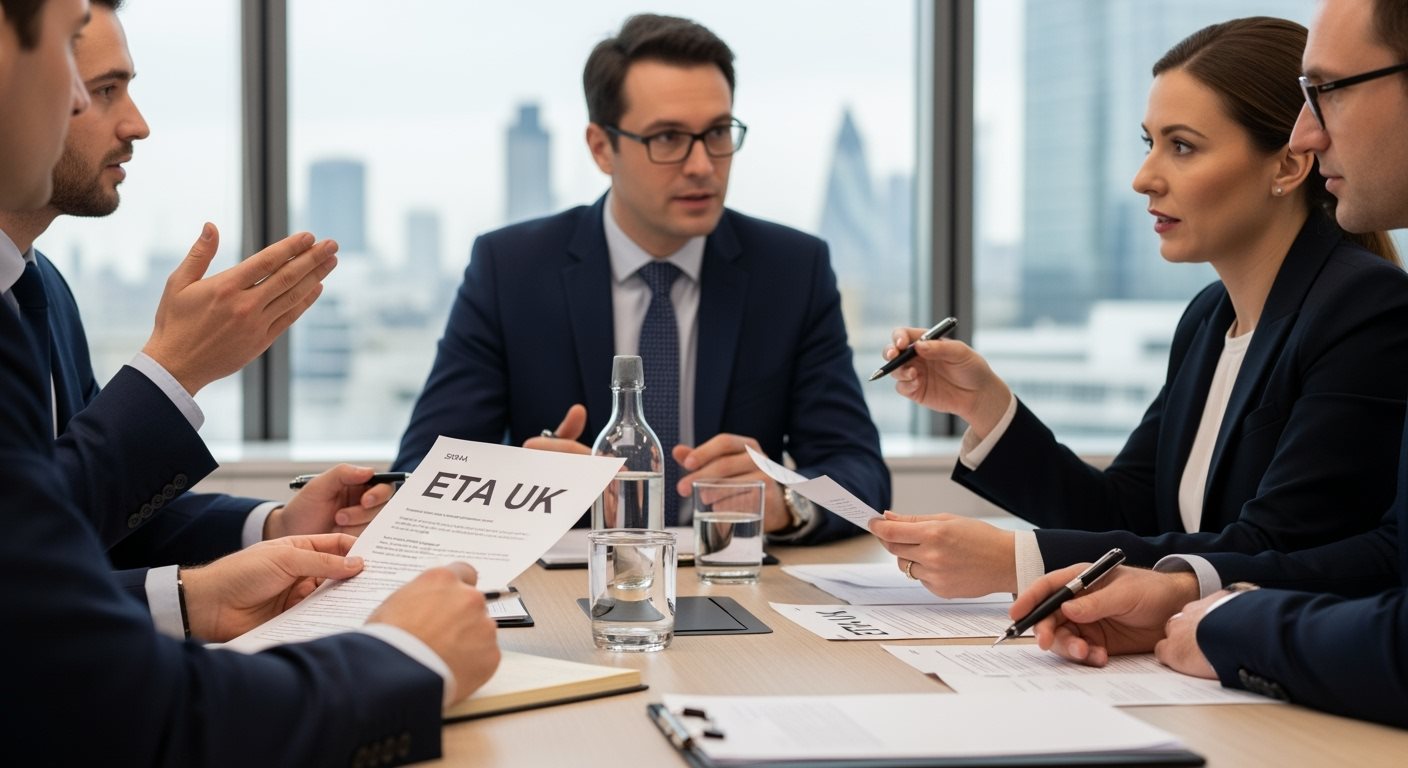 Réunion d'affaires professionnelle Londres