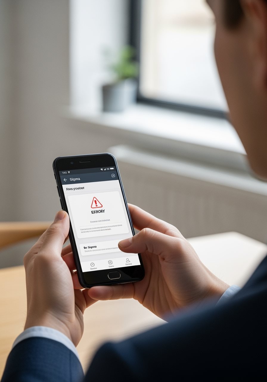 Résolution problèmes techniques erreurs application mobile